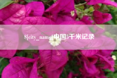 南安中国5千米记录