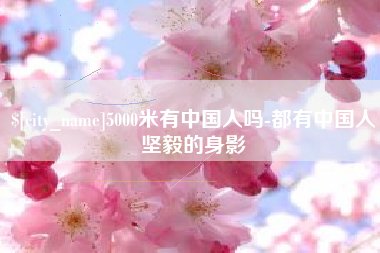 南安5000米有中国人吗-都有中国人坚毅的身影