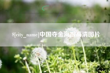 南安中国夺金海报高清图片