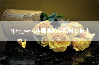 南安中国消防学院排名前十