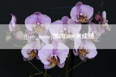 南安国内5000米成绩