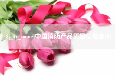南安中国消防产品质量信息查询