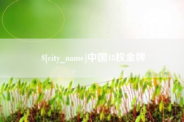 南安中国18枚金牌