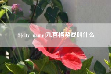 南安九宫格游戏叫什么