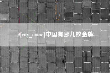南安中国有哪几枚金牌