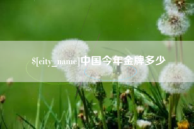 南安中国今年金牌多少