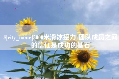 南安5000米滑冰接力-团队成员之间的信任是成功的基石