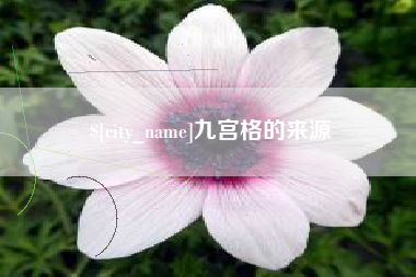 南安九宫格的来源