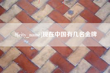 南安现在中国有几名金牌