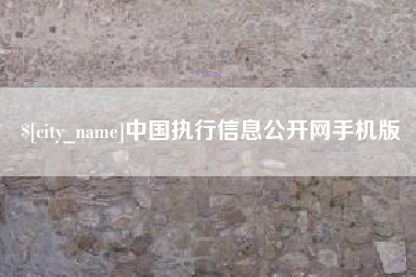 南安中国执行信息公开网手机版