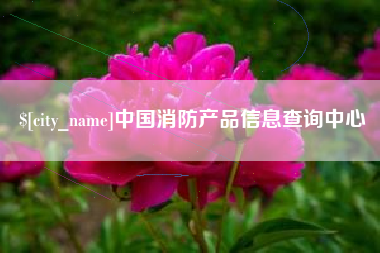 南安中国消防产品信息查询中心