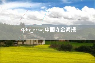 南安中国夺金海报
