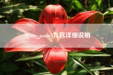 南安九宫详细说明