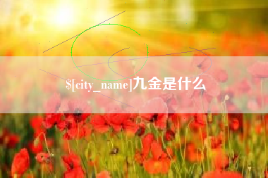 南安九金是什么
