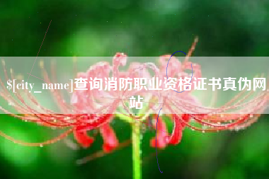 南安查询消防职业资格证书真伪网站