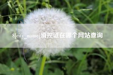 南安消控证在哪个网站查询